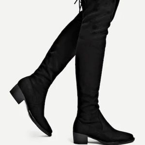 Suede Over The Knee Boots